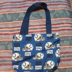 Blue Colts Patterned Belt Bag